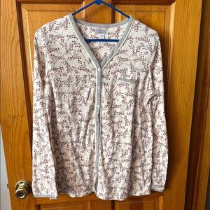 Floral Button-Up Pajamas